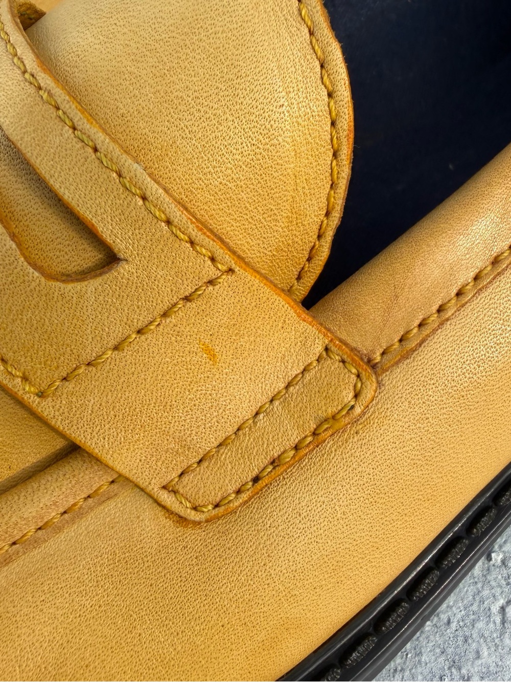 Cole Haan Pinch Maine Classic Penny Leather Loafer Yellow Women 9B - Picture 15 of 16